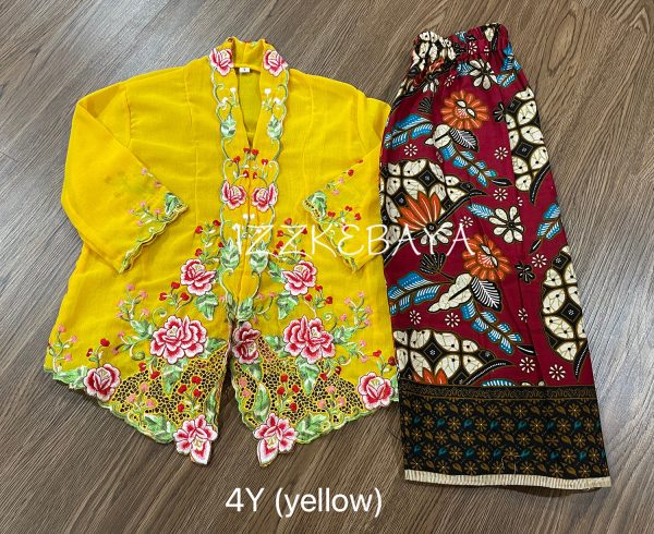 kebaya nyonya budak saiz 4 tahun