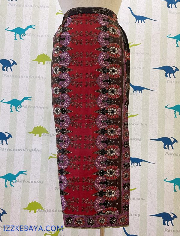 kain batik selisih depan plus size