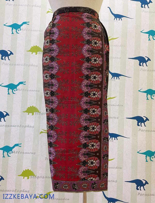 kain batik selisih depan plus size