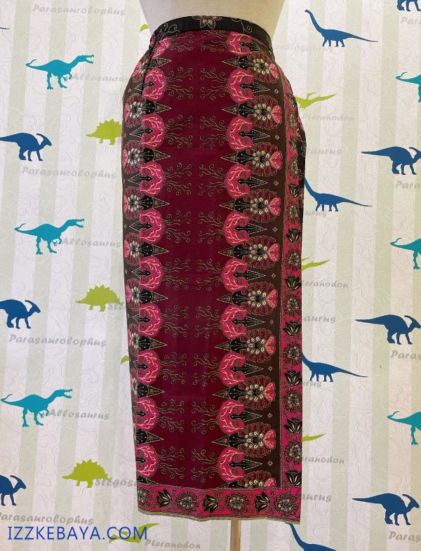 kain batik selisih depan plus size