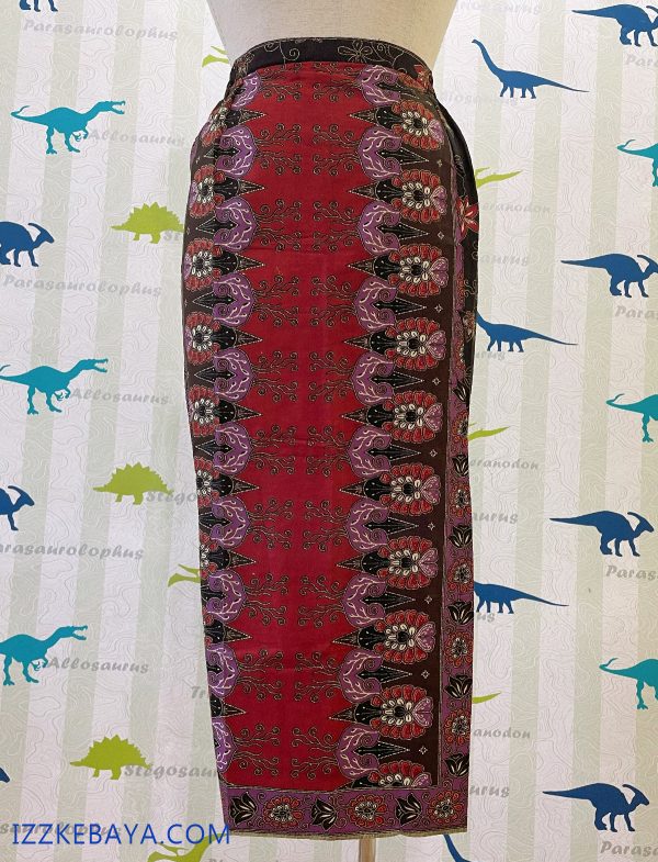 kain batik selisih depan plus size