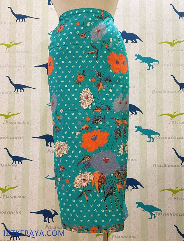 kain batik selisih depan plus size