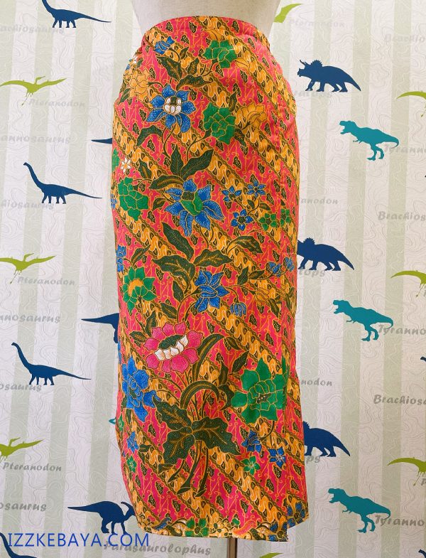 kain batik selisih depan plus size