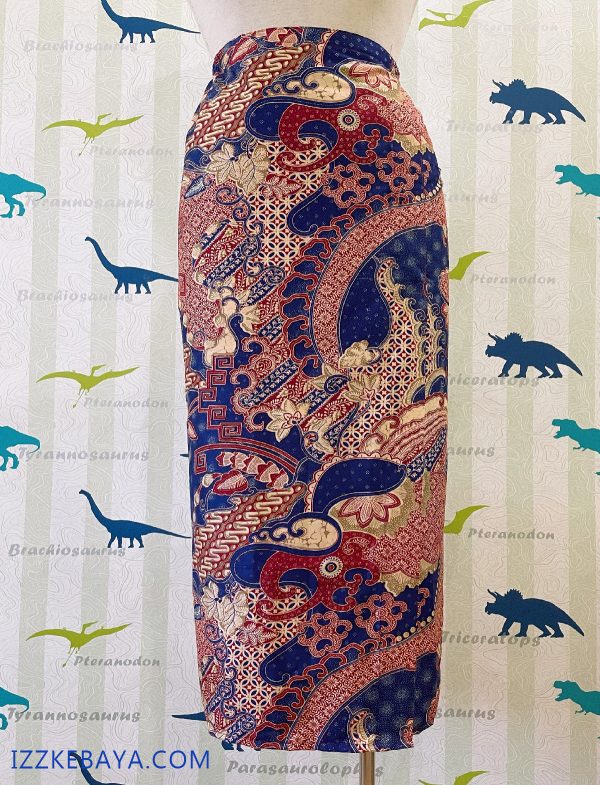 kain batik selisih depan plus size