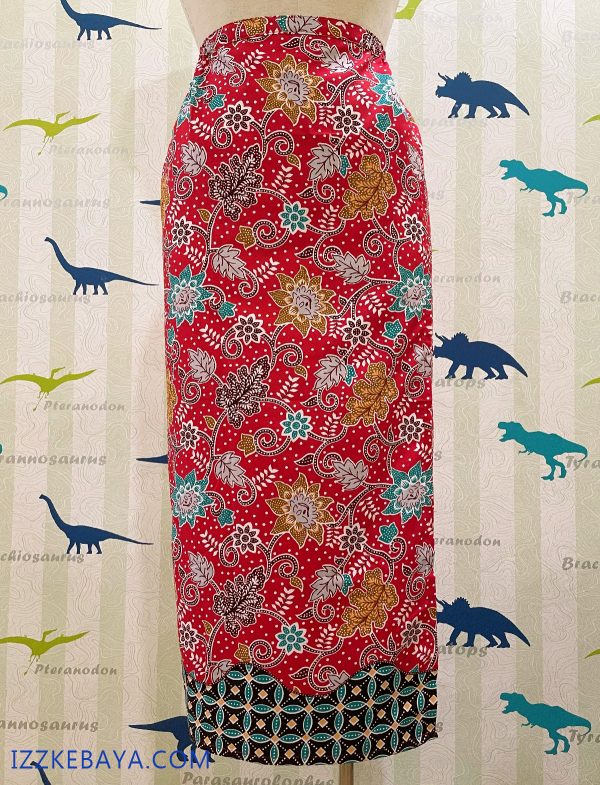 kain batik selisih depan plus size