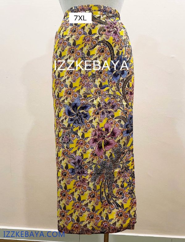 kain batik selisih depan plus size